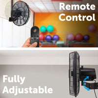 Arlec Grid Connect Smart 45cm DC Wall Fan With Remote and Wifi Control