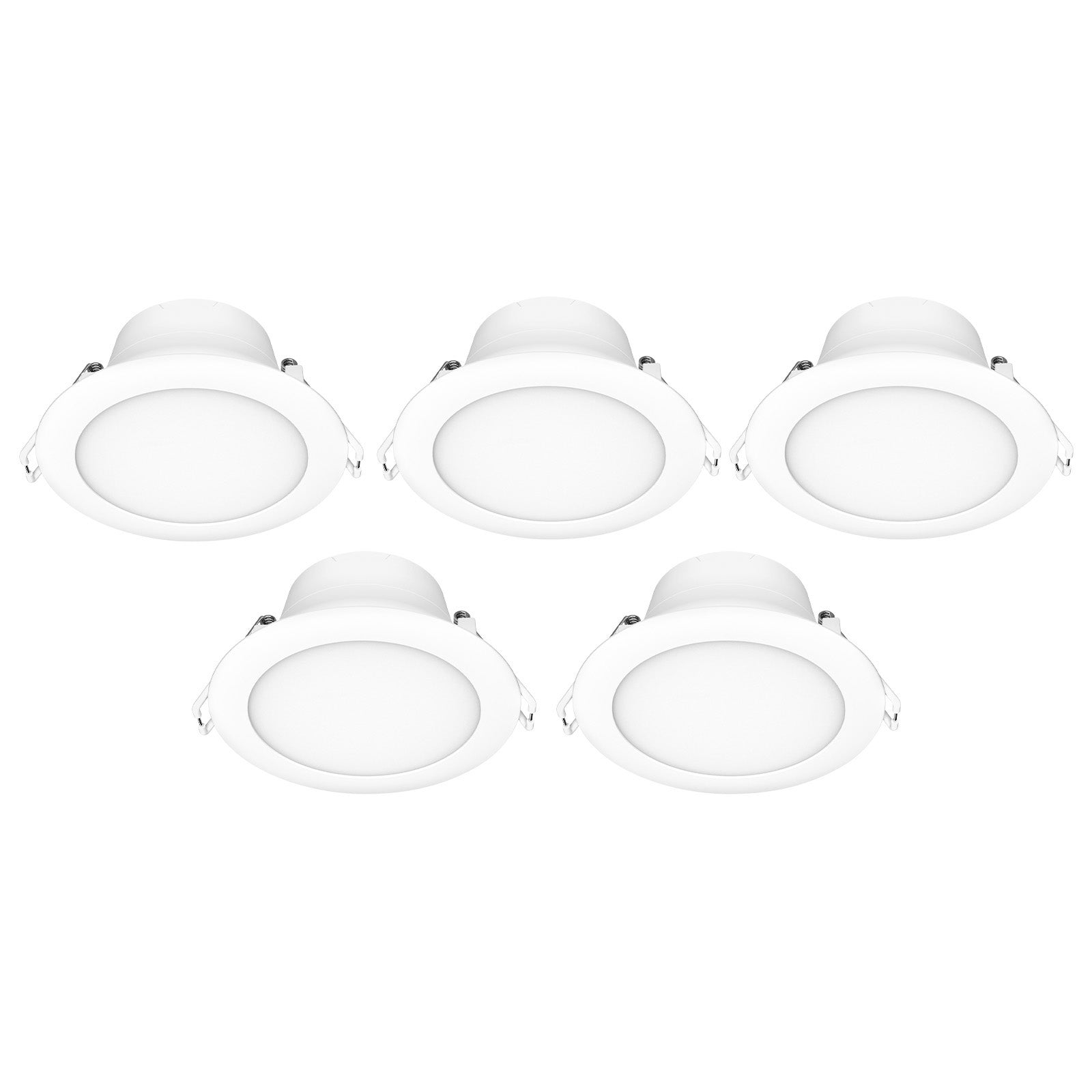 Arlec 9W RGB+CCT Smart LED Downlight 5 Pack Wi-Fi colour lighting Smart with Grid Connect