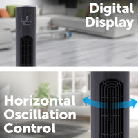 Arlec 118cm Digital DC Tower Fan