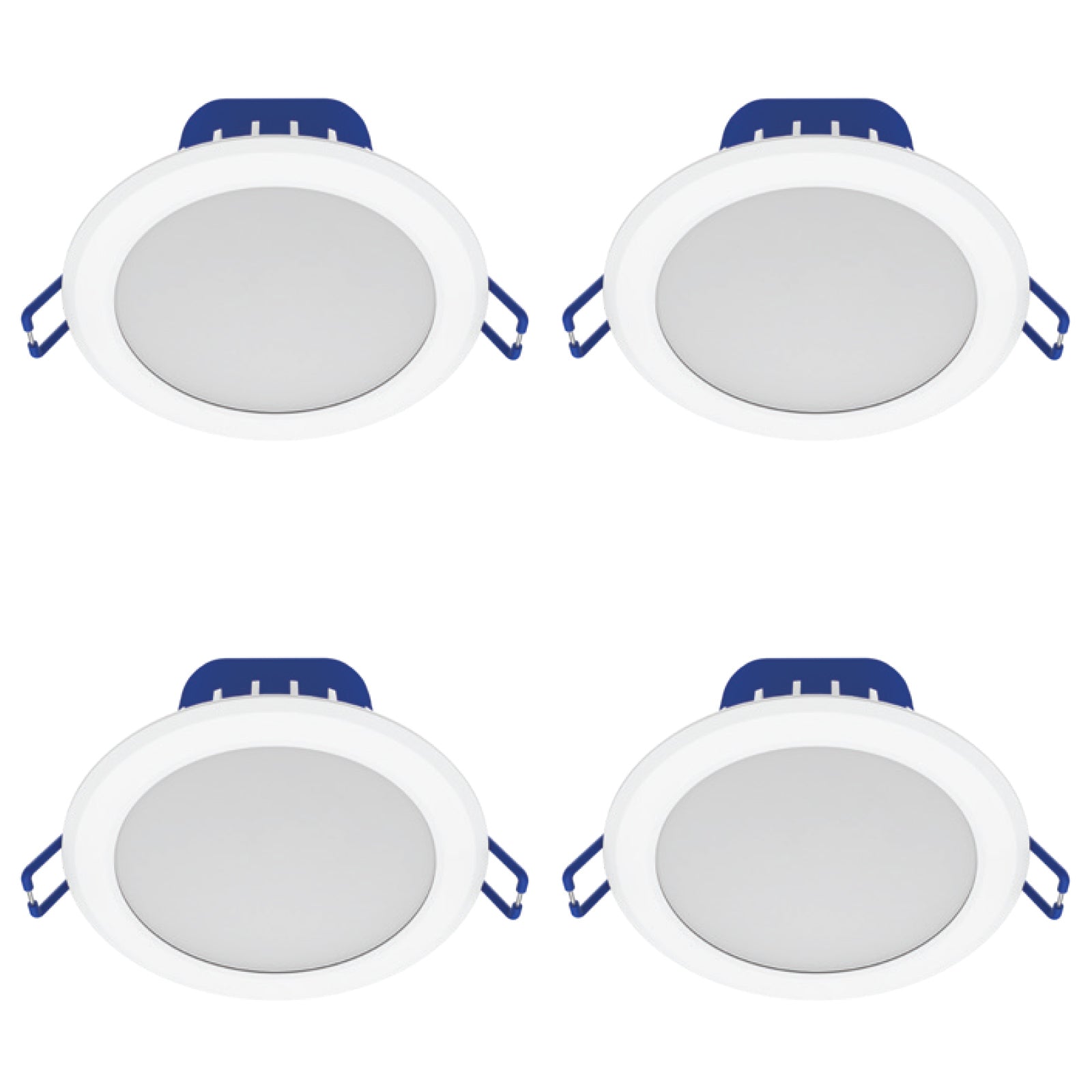 DETA 10W RGB+CCT Smart LED Downlight 4 Pack Wi-Fi lighting Smart with Grid Connect