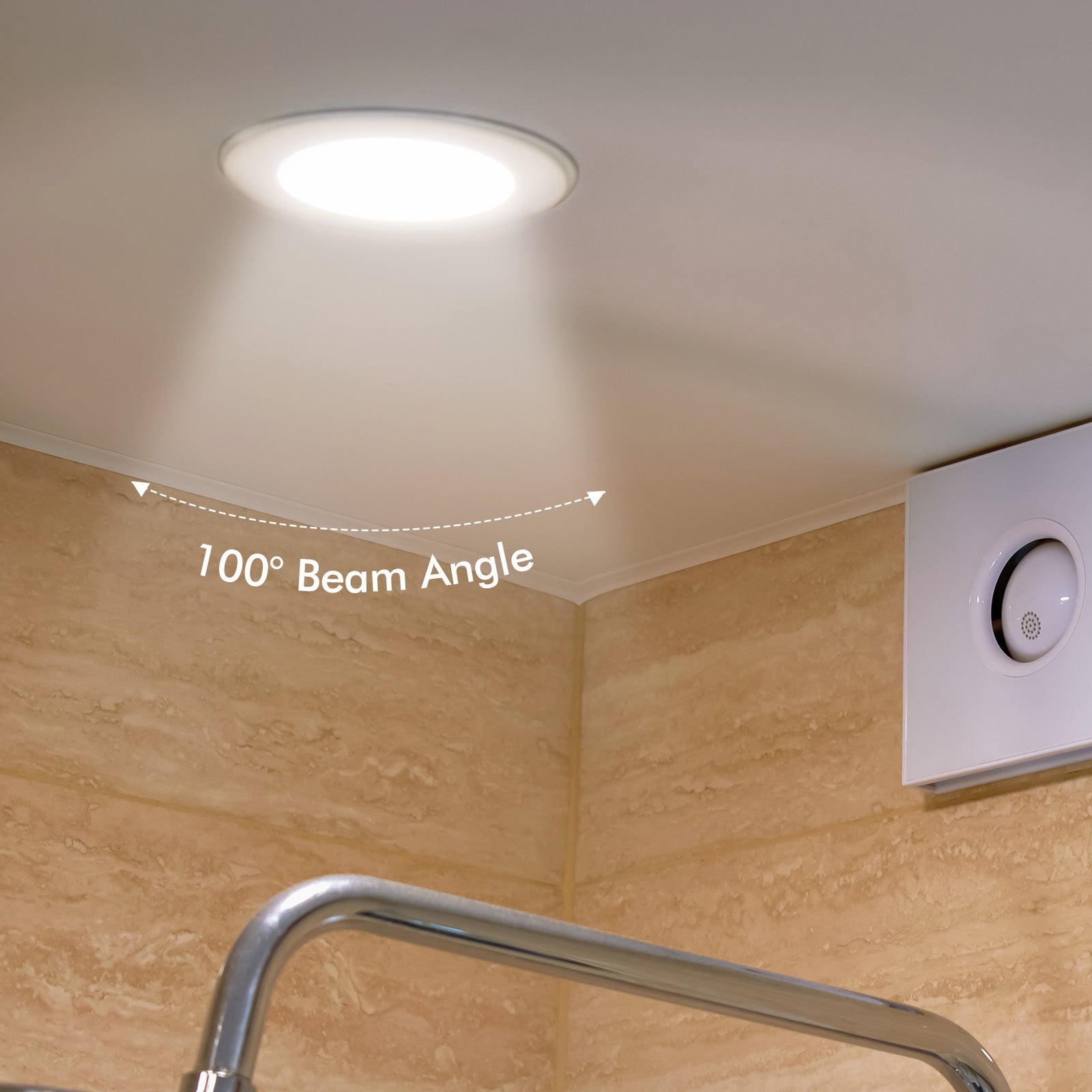 DETA 7W RGB+CCT Smart LED Downlight Wi-Fi colour ceiling lighting Smart with Grid Connect