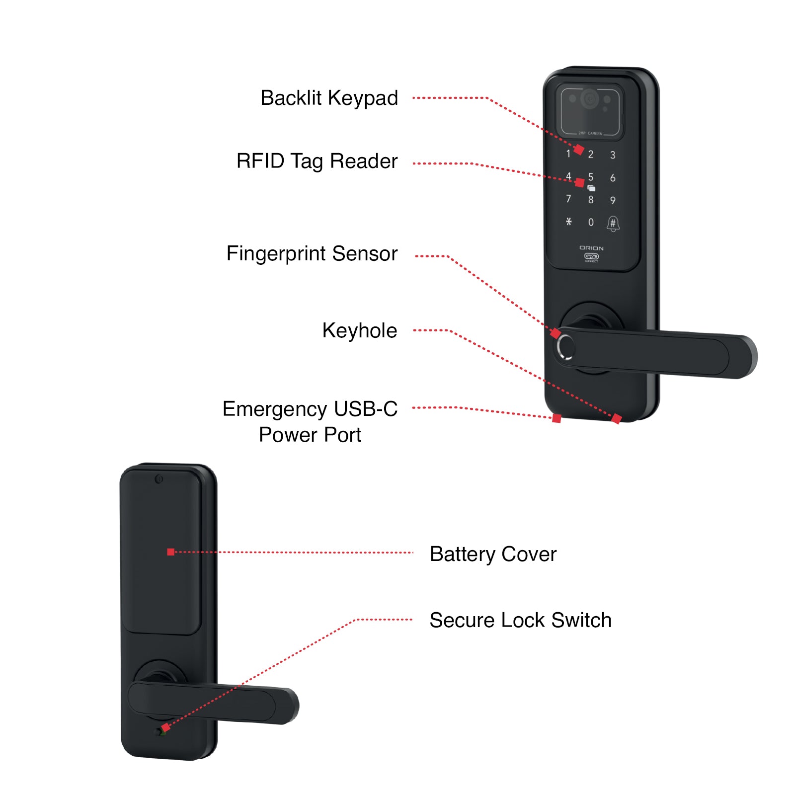 Orion Grid Connect Smart Digital Door Lock