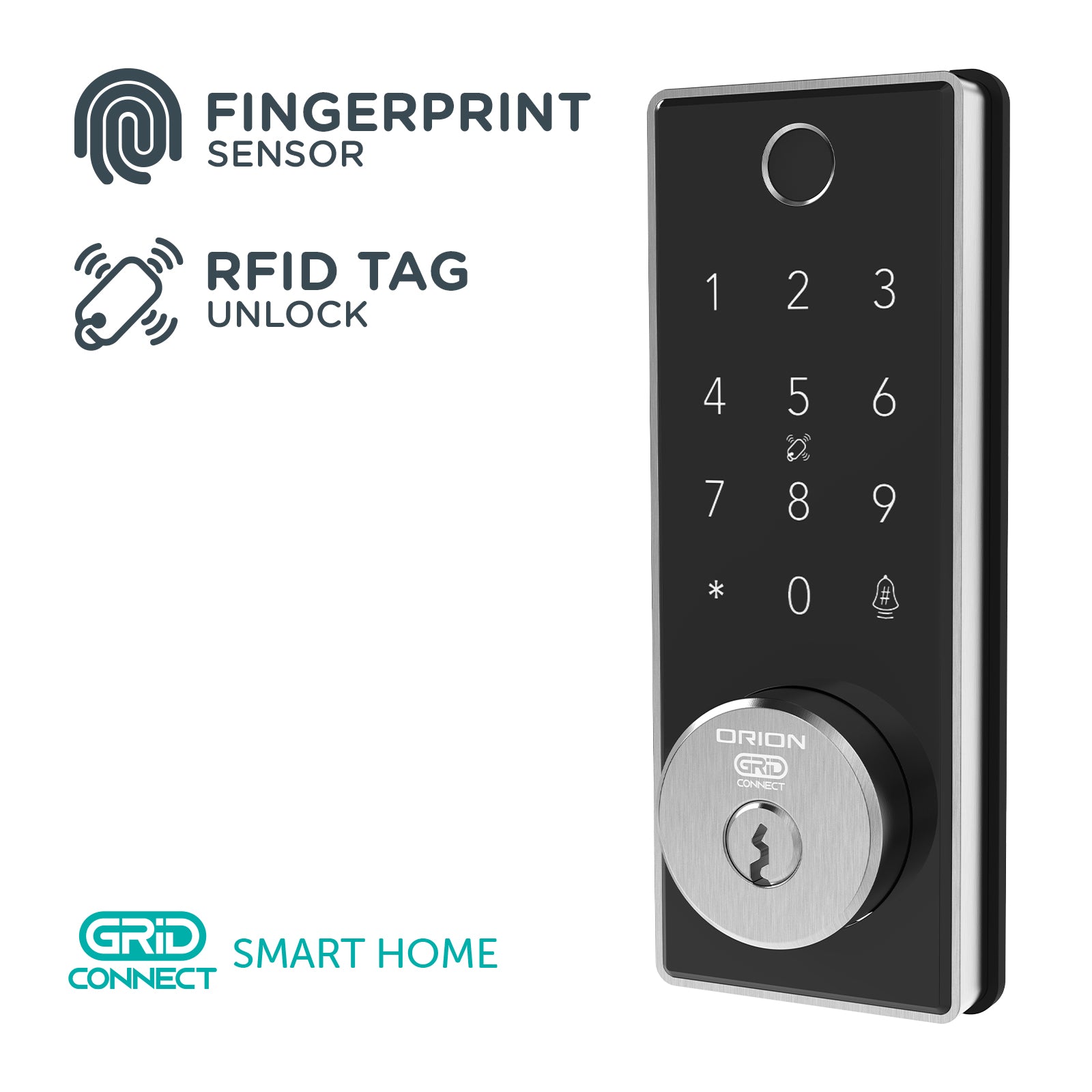 Orion Grid Connect Smart Wi-Fi Deadbolt Lock