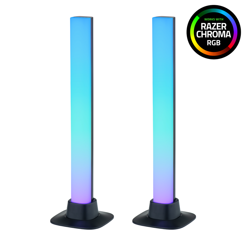 Arlec Grid Connect Smart RGB Desk Lights Twin Pack with Razer Chroma