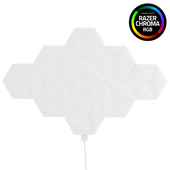 Arlec Grid Connect Smart Modular Hexagon Lights 9-Piece with Razer Chroma
