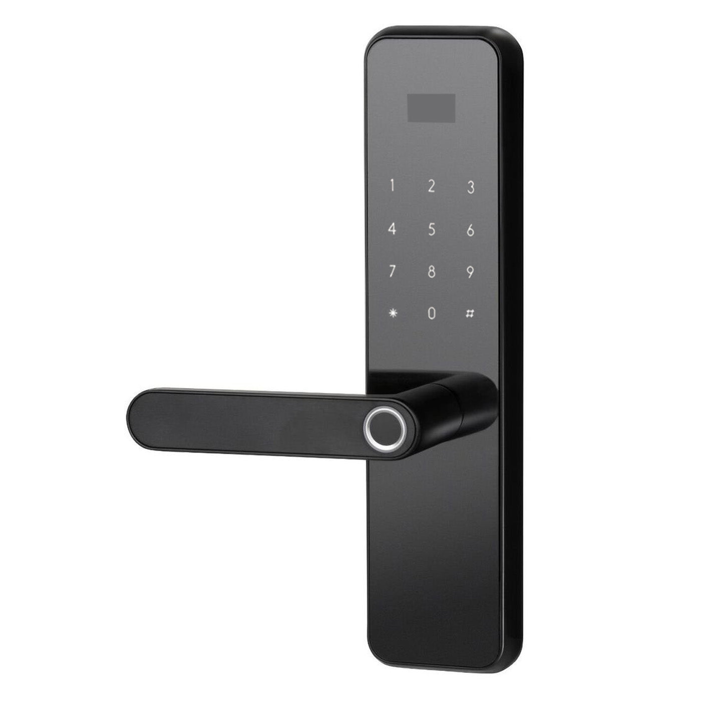 Lemaar Black Rectangle Latch Smart Lock