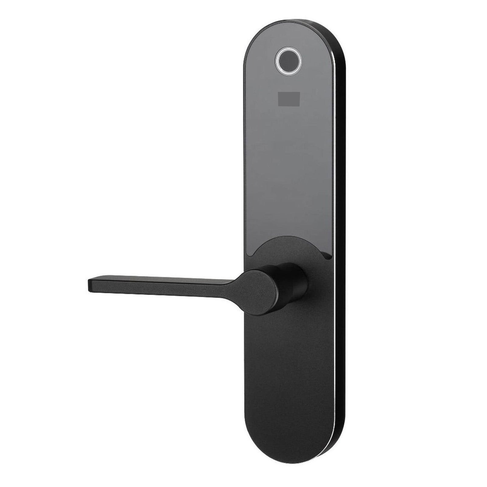 Lemaar Grid Connect Smart Black Electronic Radius Latch Entry Lock