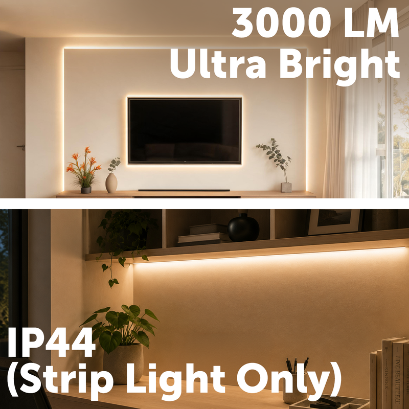Arlec Grid Connect Smart 10m Dotless CCT COB Strip Light - Matter Compatible