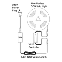 Arlec Grid Connect Smart 10m Dotless CCT COB Strip Light