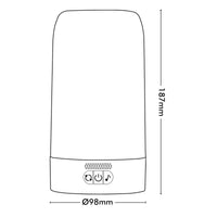 Arlec White Grid Connect Smart Sound Sync Mood Lamp RGB CCT