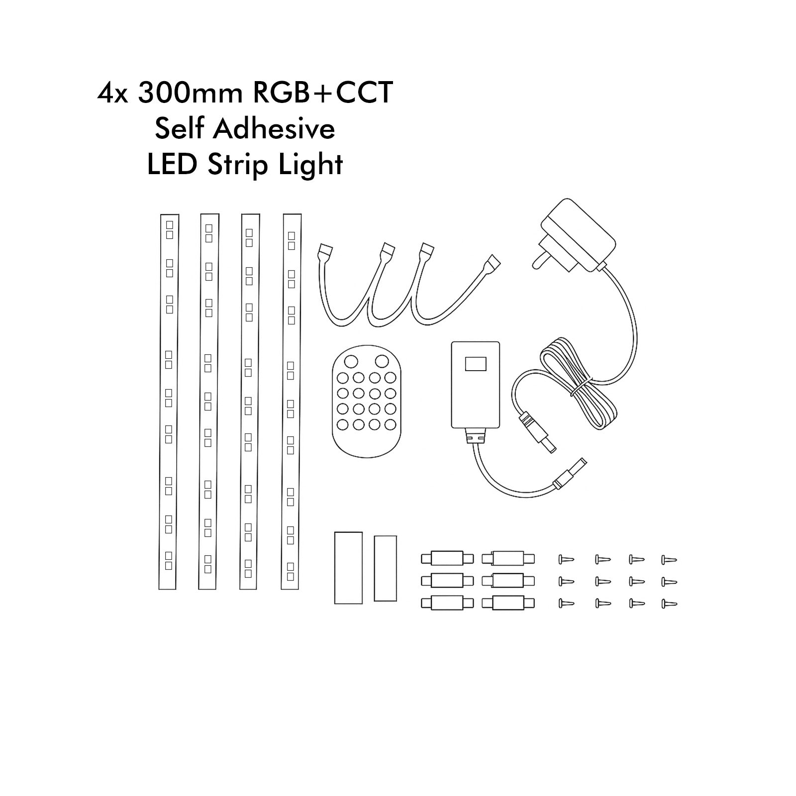 Arlec Grid Connect Smart 30cm LED Strip Light