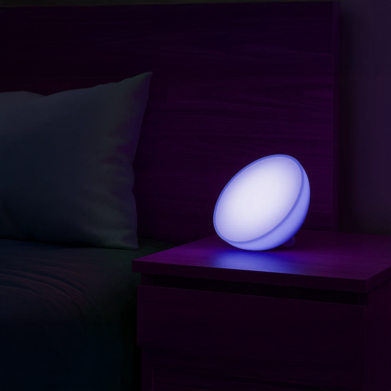 Arlec White Grid Connect Smart Portable Hemisphere Lamp RGB CCT