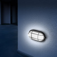 Arlec 10W Grid Connect Smart LED Bunker Light outdoor Wi-Fi lighting with Grid Connect 