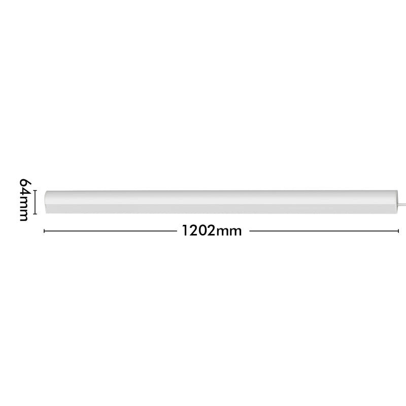 Arlec 120cm 40W CCT Smart LED Batten Light Wi-Fi home lighting Smart with Grid Connect