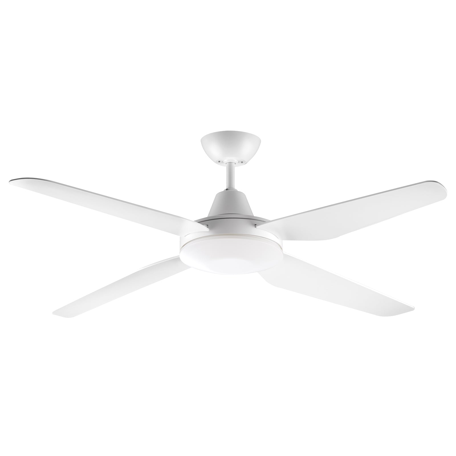 Arlec Grid Connect Smart 130cm White Madrid ABS Ceiling Fan with 4 Blades