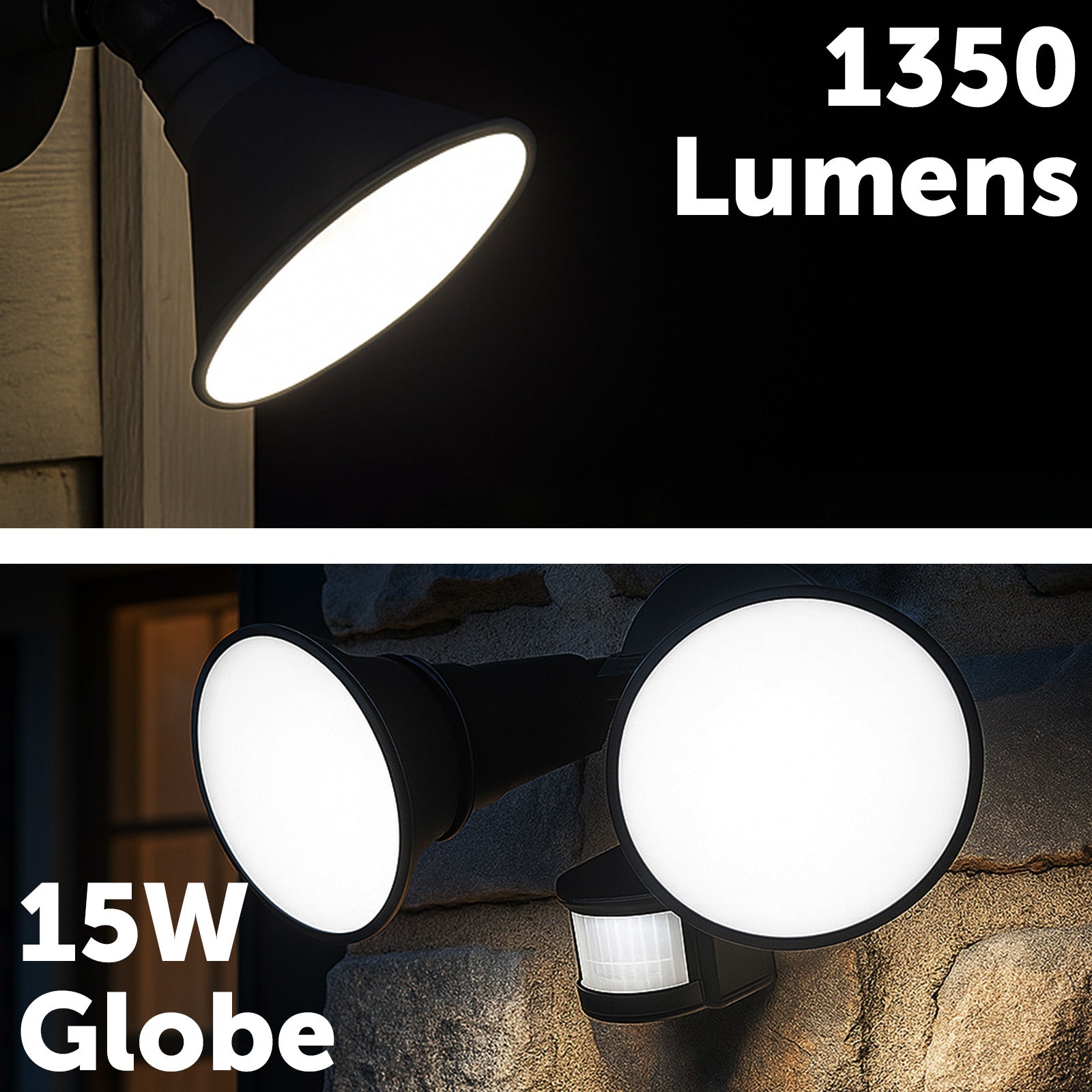 Arlec PAR38 E27 15W smart LED globe, 1350lm Grid Connect CCT light bulb