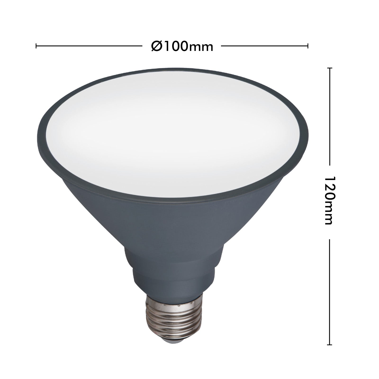 Arlec PAR38 E27 15W smart LED globe, 1350lm Grid Connect CCT light bulb