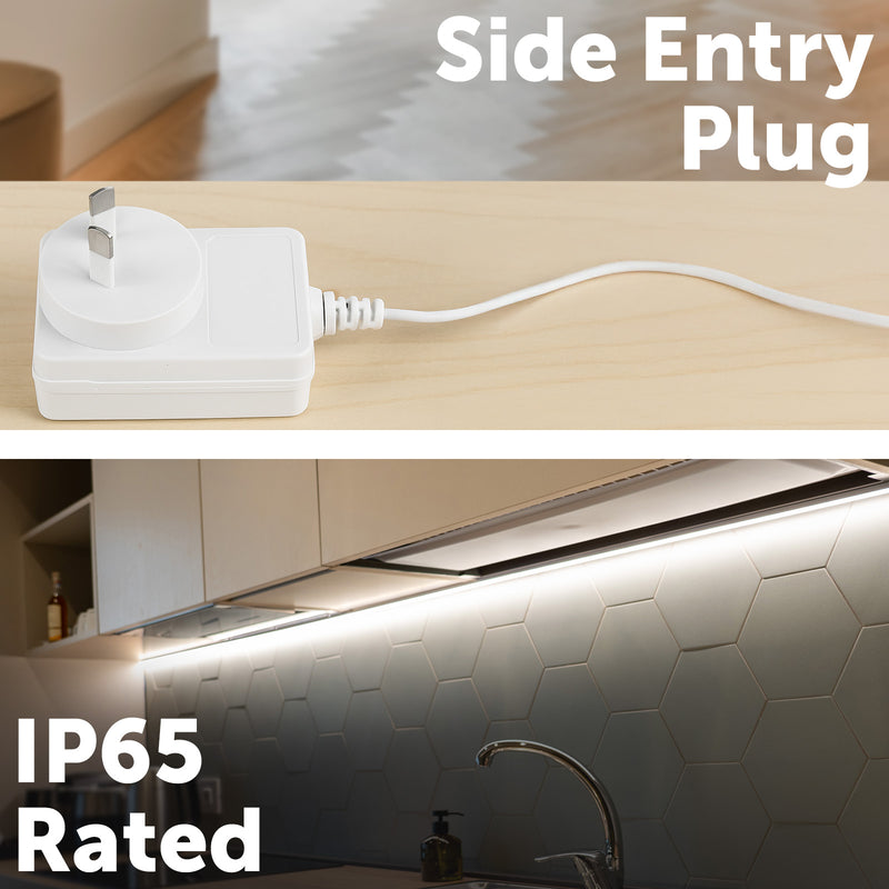 Arlec Grid Connect Smart 1m CCT LED Strip Light Cool & Warm White with Remote