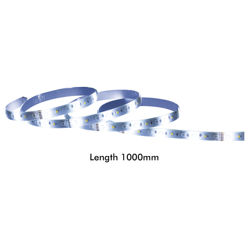 Arlec Grid Connect Smart 1m CCT LED Strip Light Cool & Warm White with Remote