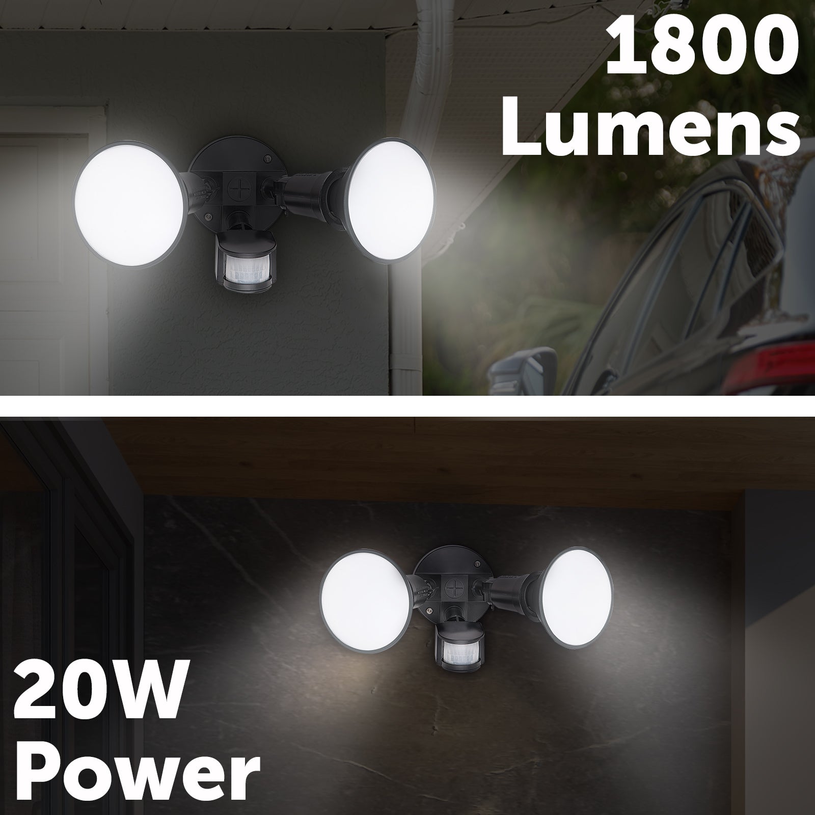 Arlec 20W motion sensor smart security light, Grid Connect LED floodlight