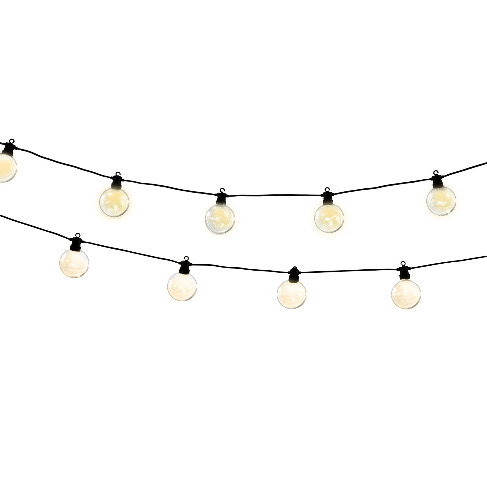 Arlec 20 Warm White Smart LED Low Voltage Connectable Festoon Lights – festive outdoor & indoor decoration, warm ambient string lights, app-controlled smart lighting