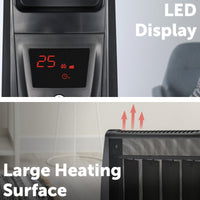 Arlec 2400W smart micathermic heater, Grid Connect electric room heater