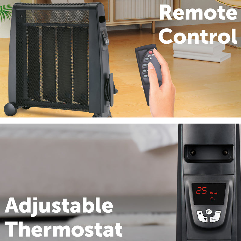 Arlec 2400W smart micathermic heater, Grid Connect electric room heater