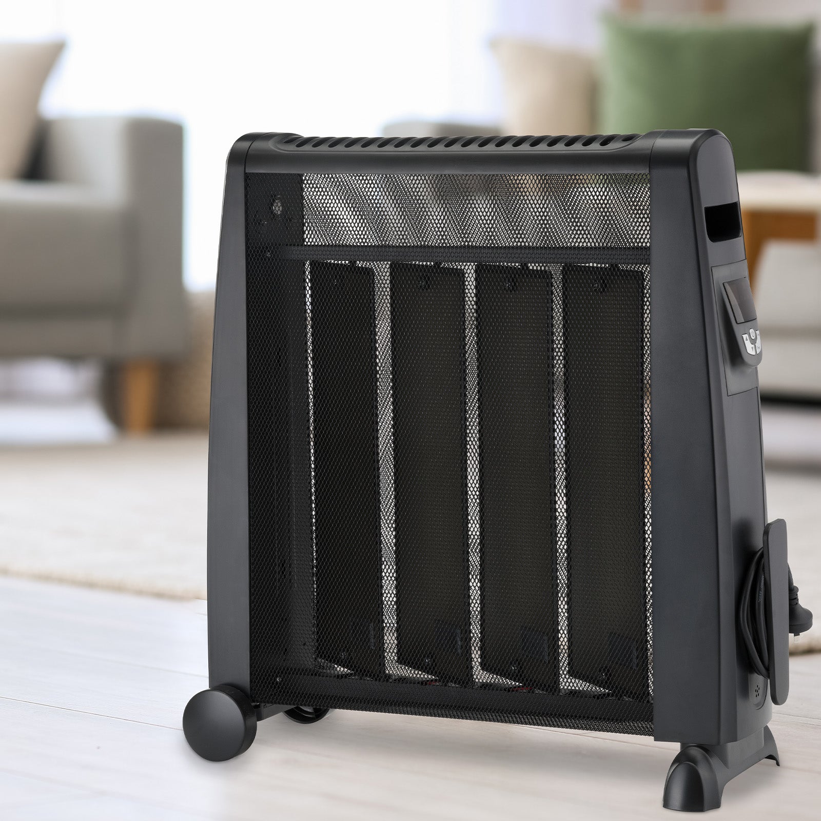 Arlec 2400W smart micathermic heater, Grid Connect electric room heater