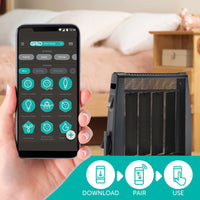 Arlec 2400W smart micathermic heater, Grid Connect electric room heater