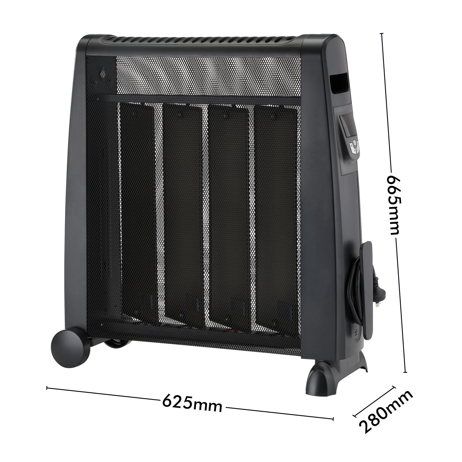 Arlec 2400W smart micathermic heater, Grid Connect electric room heater