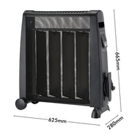 Arlec 2400W smart micathermic heater, Grid Connect electric room heater