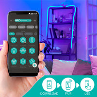 Arlec Grid Connect Smart 3m Plush RGB LED Sound Sync Strip Light