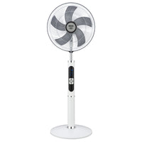 Arlec 40cm White Grid Connect Smart Remote Controlled Pedestal Fan