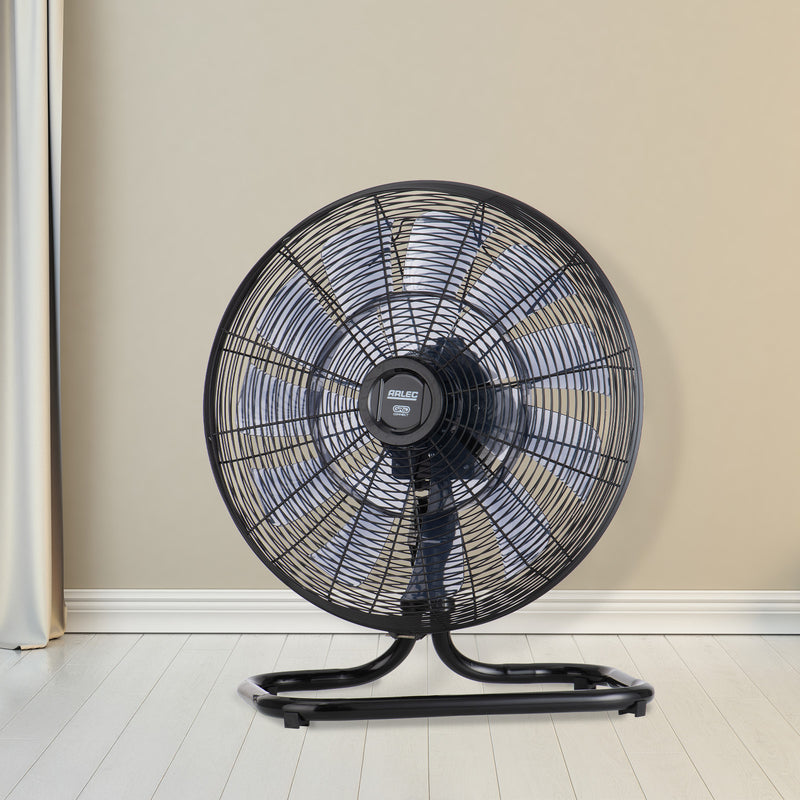 Arlec 45cm Black DC Motor Floor Fan