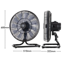 Arlec 45cm Black DC Motor Floor Fan