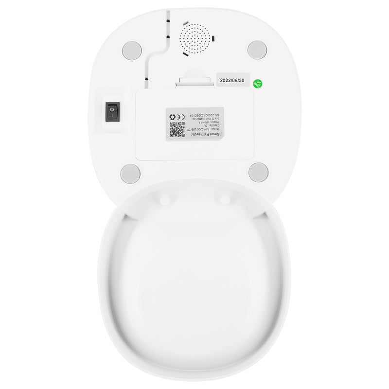 Arlec 5L automatic pet feeder, Grid Connect smart pet food dispenser