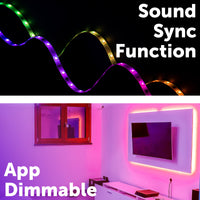 Arlec Grid Connect Smart 5m Colour Changing RGB LED Strip Light with Sound Sync
