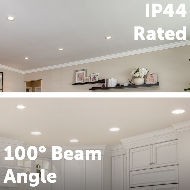 Arlec 6W RGB+CCT Smart LED Downlight 70mm Wi-Fi lighting with Grid Connect 