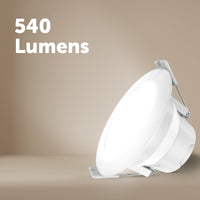 Arlec 6W RGB+CCT Smart LED Downlight 70mm Wi-Fi lighting with Grid Connect 