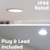 Arlec 9W RGB+CCT Smart LED Downlight Wi-Fi colour changing light with Grid Connect 