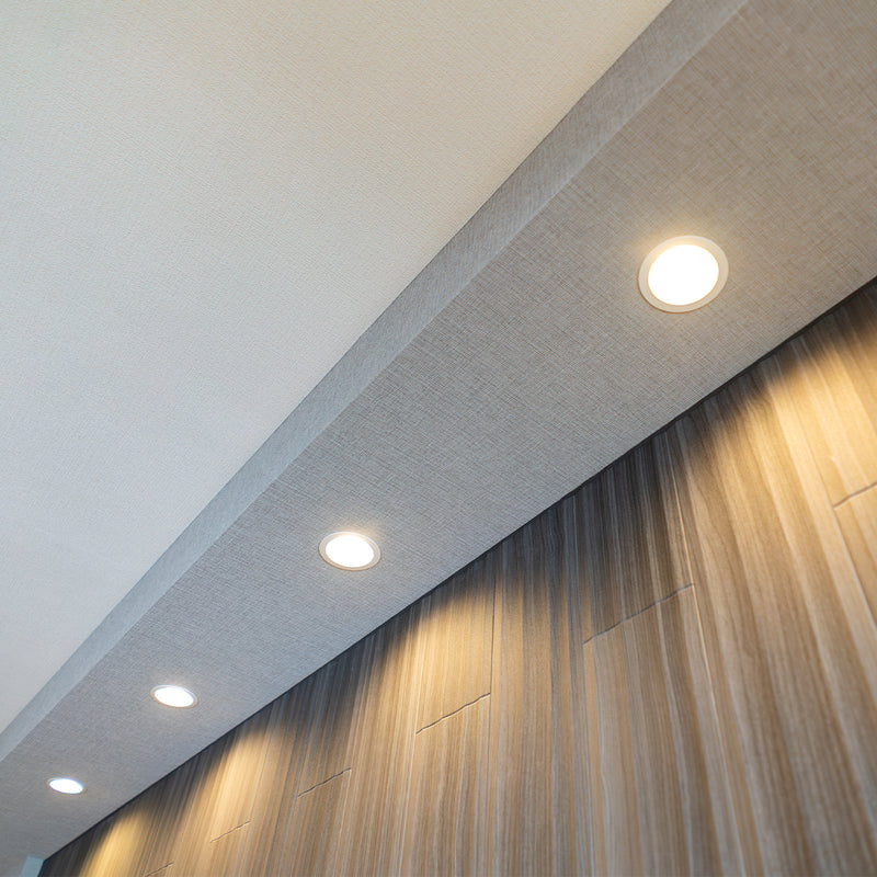 Arlec 9W RGB+CCT Smart LED Downlight Wi-Fi colour changing light with Grid Connect 