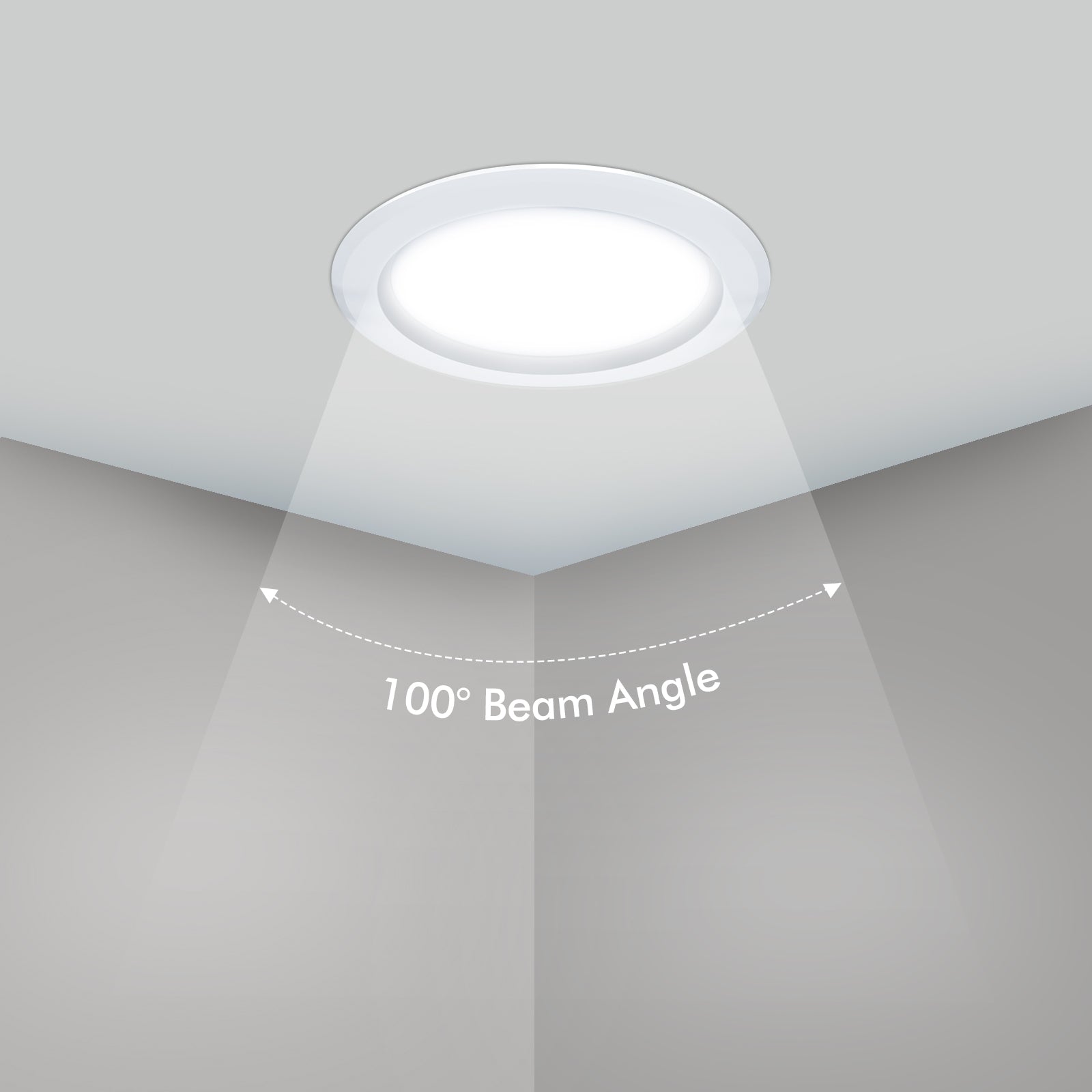 Arlec 9W RGB+CCT Smart LED Downlight 5 Pack Wi-Fi colour lighting Smart with Grid Connect 