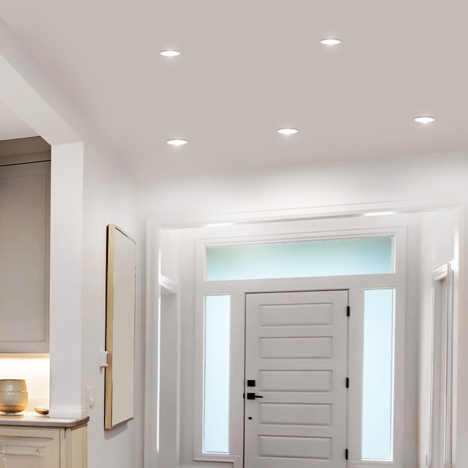 Arlec 9W RGB+CCT Smart LED Downlight 5 Pack Wi-Fi colour lighting Smart with Grid Connect 