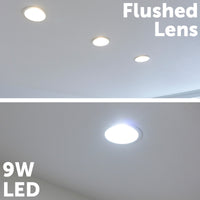 Arlec 9W RGB+CCT Smart LED Downlight 92mm Wi-Fi lighting with Grid Connect 