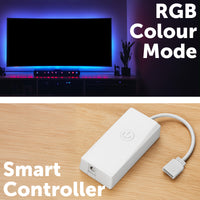 Arlec 10m RGB smart LED strip light with Grid Connect app, vibrant color control
