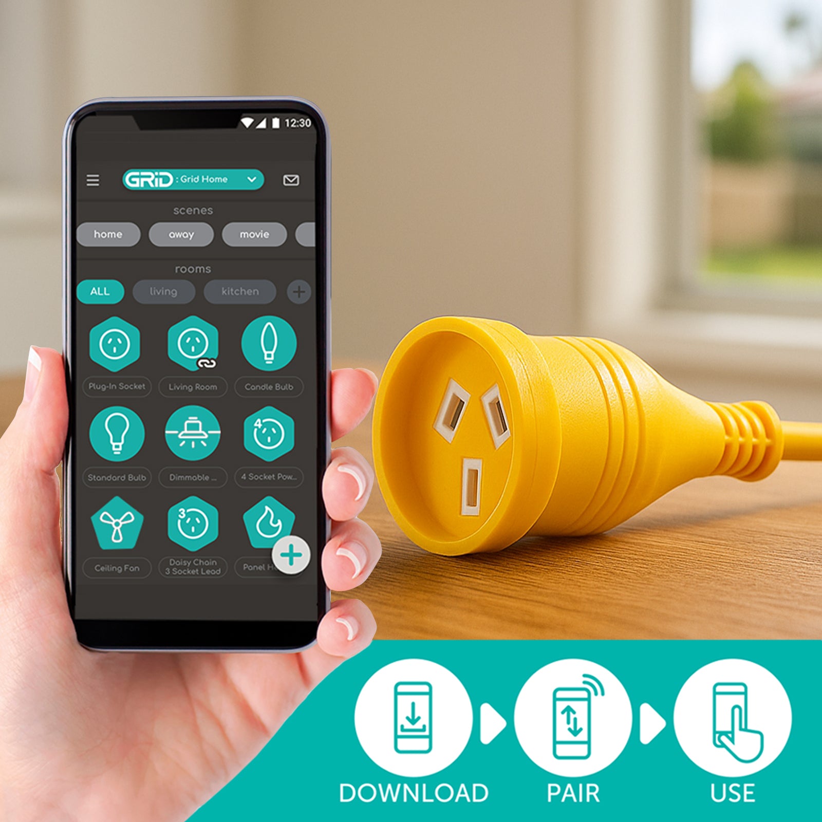 Arlec Grid Connect Smart 20m Extra Heavy Duty Extension Power Lead