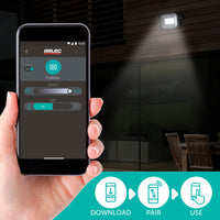 Arlec 24W 2500lm smart LED floodlight, Grid Connect CCT outdoor security light