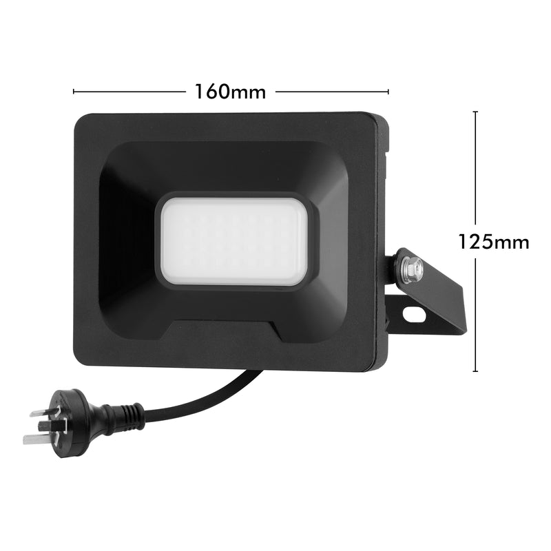 Arlec 24W 2500lm smart LED floodlight, Grid Connect CCT outdoor security light