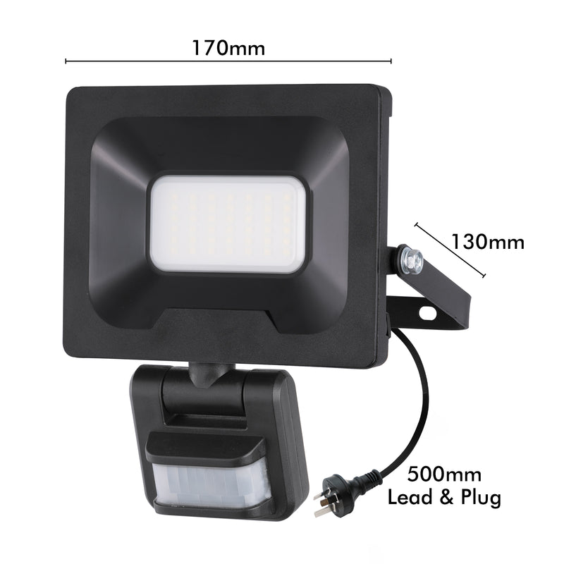 Arlec Grid Connect Smart 24W  CCT LED Security Sensor Floodlight
