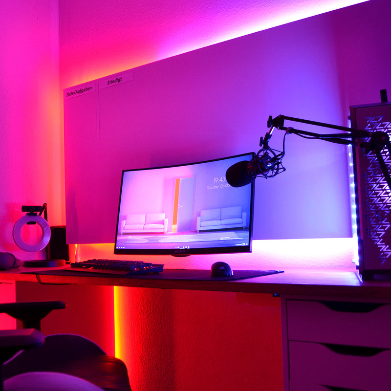 Arlec Grid Connect Smart RGB LED Strip Light with Razor Chroma – Colour Changing